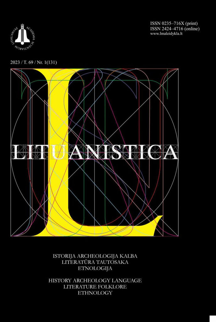 Lituanistica (English) / Lituanistica (на английском языке)
