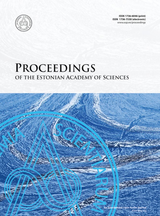 Procedings of Estonian akademy of Sciences